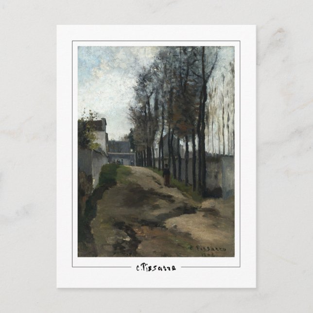Camille Pissarro #323-2 - vykort för konst (Framsida)