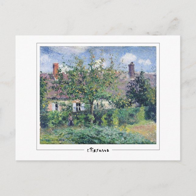 Camille Pissarro #385-2 - vykort för konst (Framsida)