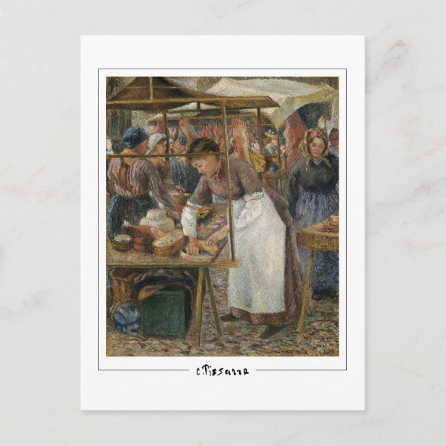 Camille Pissarro #403-2 - vykort för konst (Framsida)