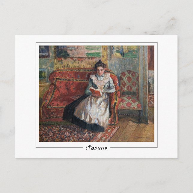 Camille Pissarro #417-2 - vykort för konst (Framsida)