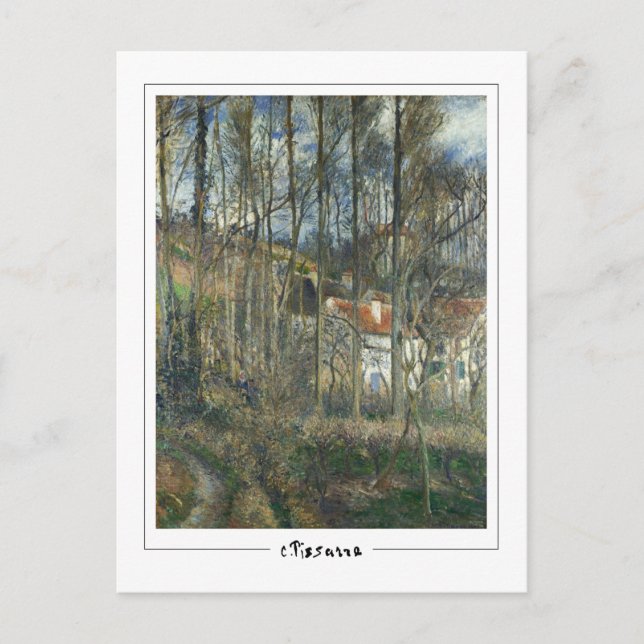 Camille Pissarro #448-2 - vykort för konst (Framsida)