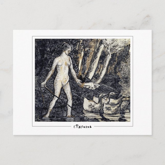 Camille Pissarro #472-2 - vykort för konst (Framsida)