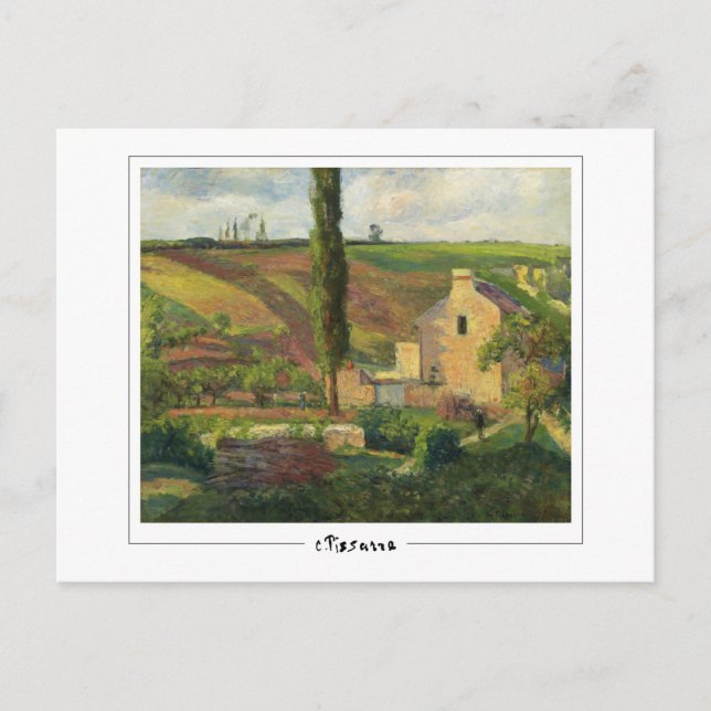 Camille Pissarro #521-2 - Finkonst Postkort Vykort (Framsida)