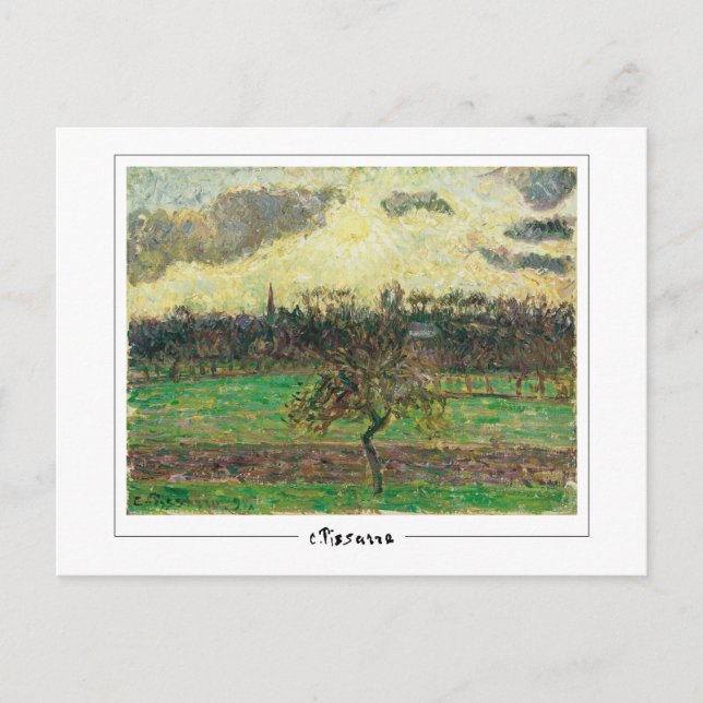 Camille Pissarro #539 - Fine Art Postcard Vykort (Framsida)
