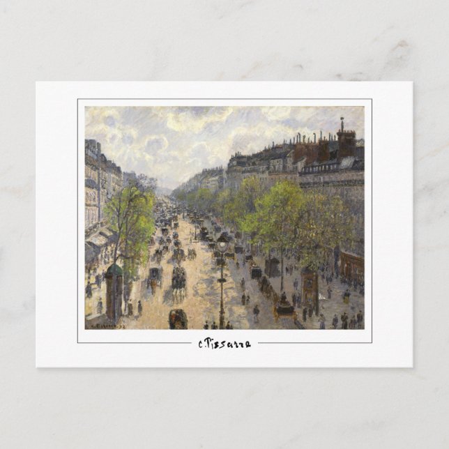 Camille Pissarro #7-2 - vykort för finkonst (Framsida)