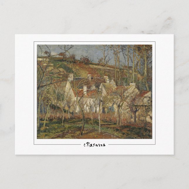 Camille Pissarro #8 - vykort för konst (Framsida)
