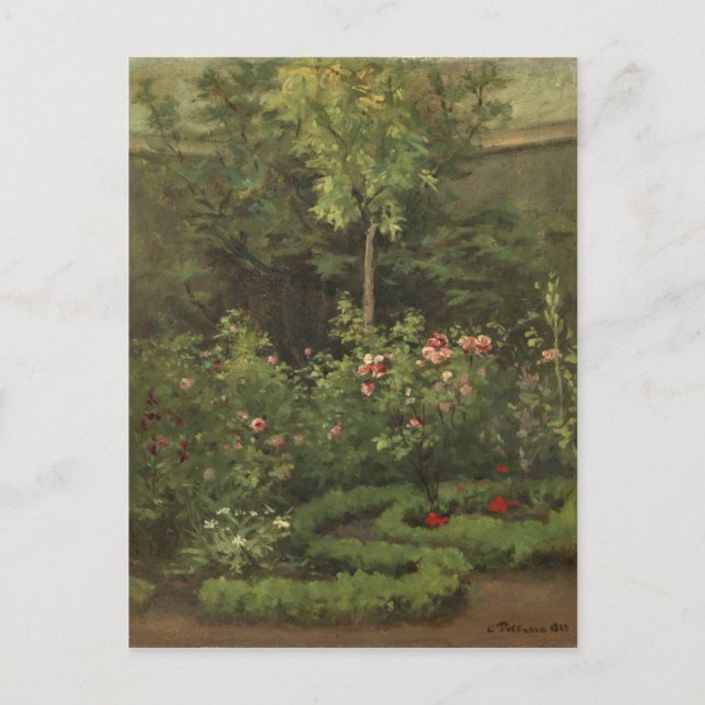 Camille Pissarro | A Ro Garden Vykort (Framsida)
