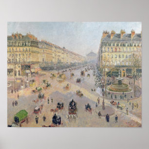 Camille Pissarro   Avenue de L'Opera, Paris Poster