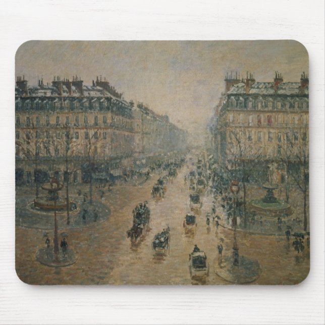 Camille Pissarro | Aveny de L'Opera, Paris, 1898 Musmatta (Framsidan)