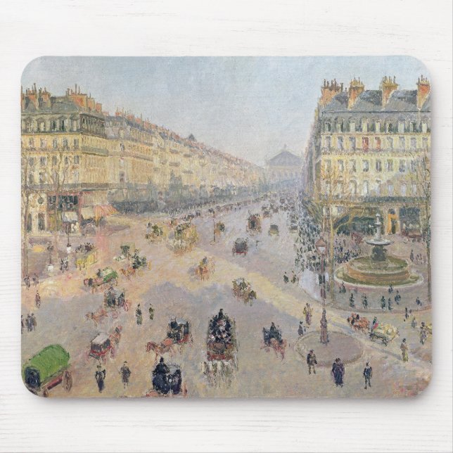 Camille Pissarro | avenyn de L'Opera, Paris Musmatta (Framsidan)