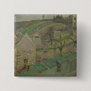 Camille Pissarro back av eremitboningen, Pont Knapp