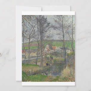 Camille Pissarro - bankerna vid Viosne i Osny Inbjudningar
