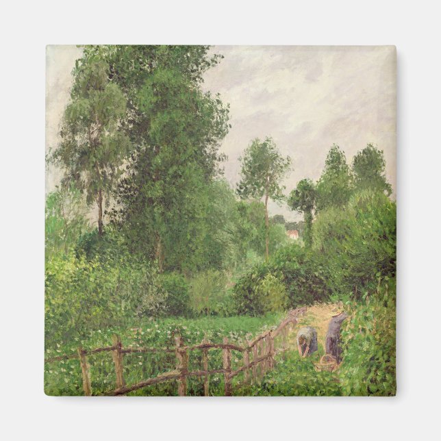 Camille Pissarro | Betalning, temps gris a Eragny Magnet (Framsidan)