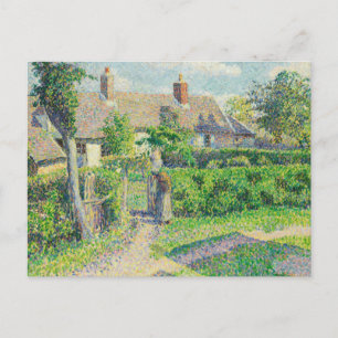 Camille Pissarro - bonde hus, Eragny Vykort
