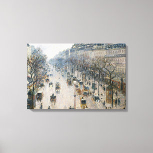 Camille Pissarro - Boulevard Montmartre Canvastryck