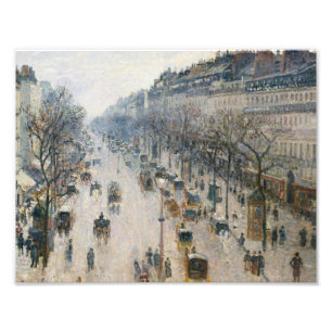 Camille Pissarro - Boulevard Montmartre Fototryck