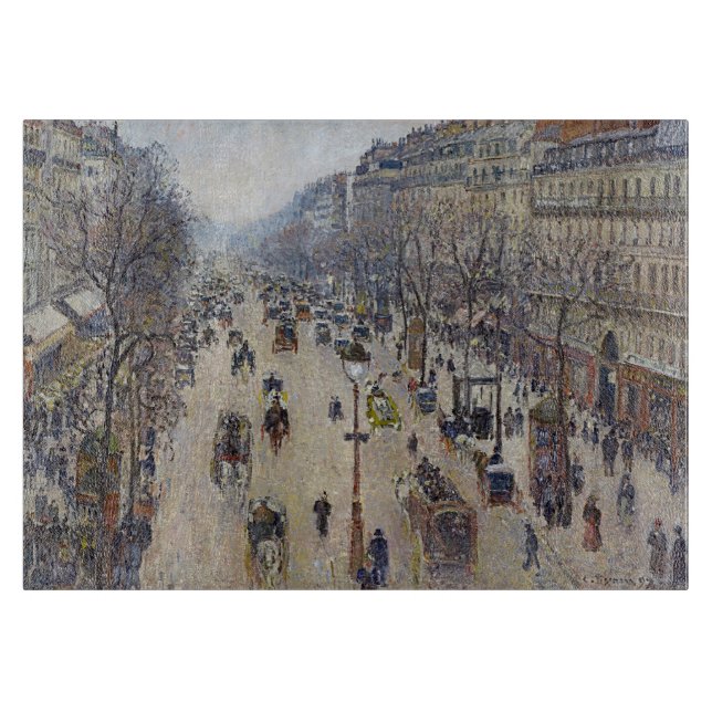 Camille Pissarro - Boulevard Montmartre, morgon (Framsidan)