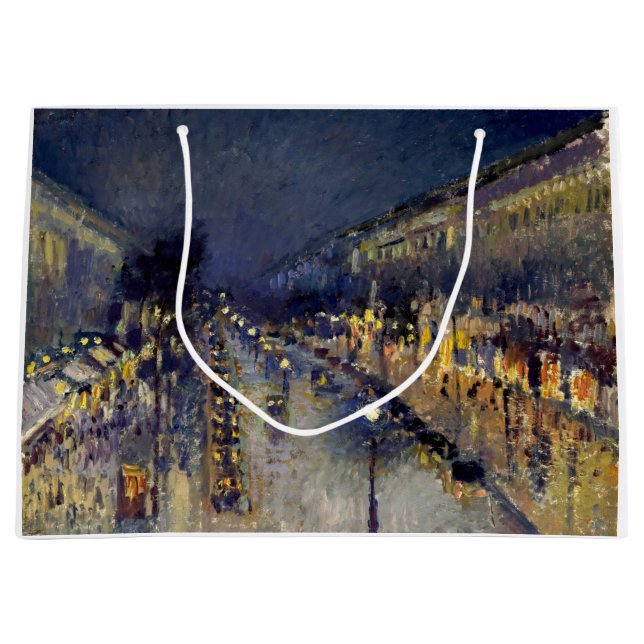 Camille Pissarro - Boulevard Montmartre nattetid (Framsidan)