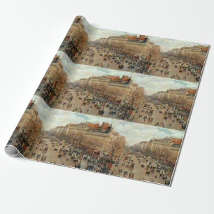 Camille Pissarro Boulevard Montmartre Painting Presentpapper