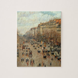 Camille Pissarro Boulevard Montmartre Painting Pussel