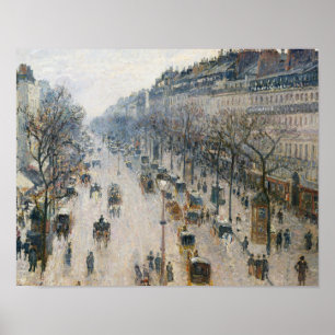 Camille Pissarro - Boulevard Montmartre Poster