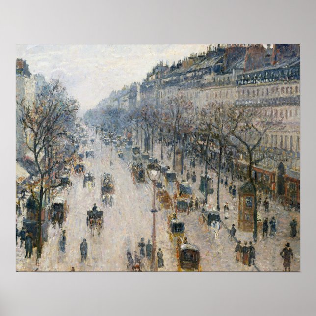 Camille Pissarro - Boulevard Montmartre Poster (Framsidan)