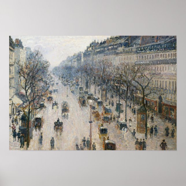 Camille Pissarro - Boulevard Montmartre Poster (Framsidan)