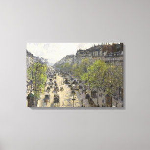 Camille Pissarro - Boulevard Montmartre, Vår Canvastryck