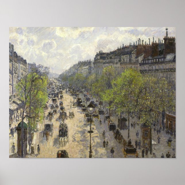 Camille Pissarro - Boulevard Montmartre, Vår Poster (Framsidan)