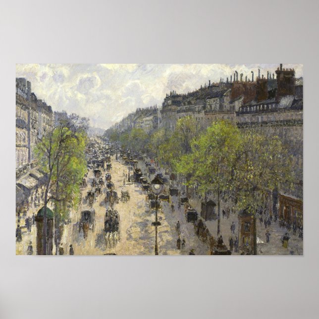 Camille Pissarro - Boulevard Montmartre, Vår Poster (Framsidan)