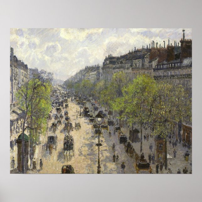 Camille Pissarro - Boulevard Montmartre, Vår Poster (Framsidan)