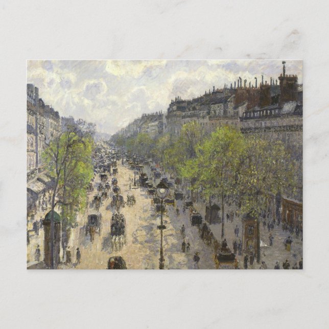 Camille Pissarro - Boulevard Montmartre, Vår Vykort (Framsida)