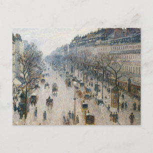 Camille Pissarro - Boulevard Montmartre Vykort