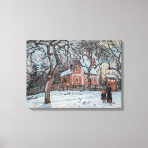 Camille Pissarro - Chataigniers a Louvecienne Canvastryck