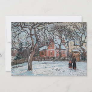 Camille Pissarro - Chataigniers a Louvecienne Inbjudningar