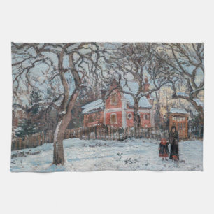Camille Pissarro - Chataigniers a Louvecienne Kökshandduk