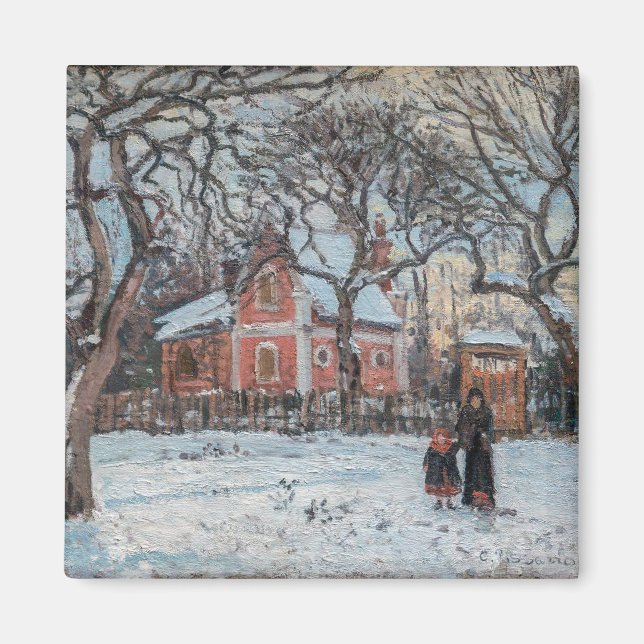 Camille Pissarro - Chataigniers a Louvecienne Magnet (Framsidan)