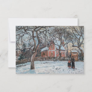 Camille Pissarro - Chataigniers a Louvecienne Tack Kort