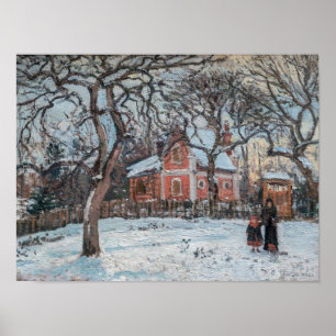 Camille Pissarro - Chataigniers a Louveciennes Poster