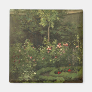 Camille Pissarro en roträdgård Magnet