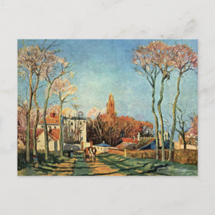 Camille Pissarro Entrance Village of Voisins Vykort