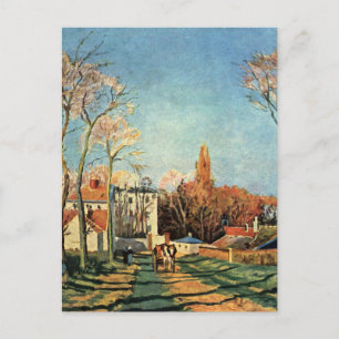 Camille Pissarro Entrance Village of Voisins Vykort