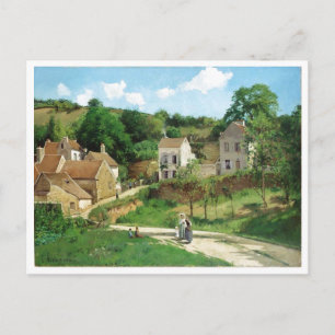 Camille Pissarro - eremitboningPontoise 1867 olja Vykort