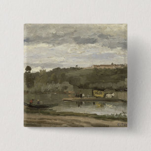 Camille Pissarro färja på Knapp