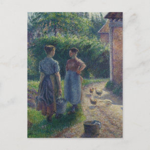 Camille Pissarro Fin konst Impressionistiska kort, Vykort