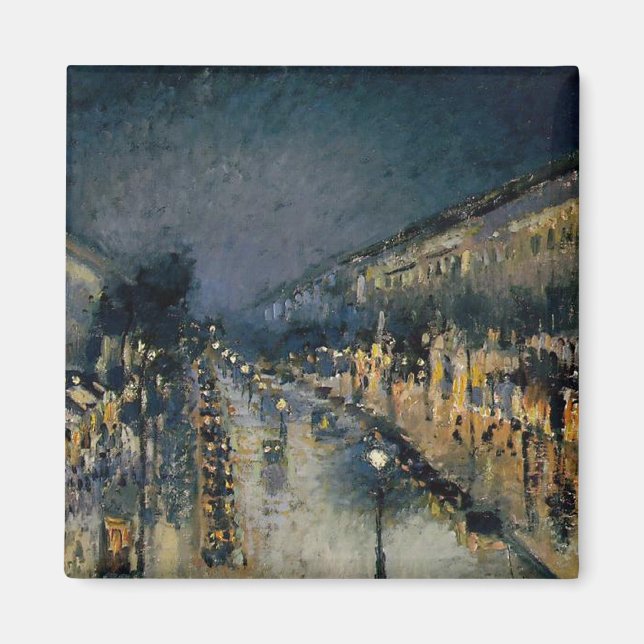 Camille Pissarro Fine Art Impressionist-kort, Gif Magnet (Framsidan)