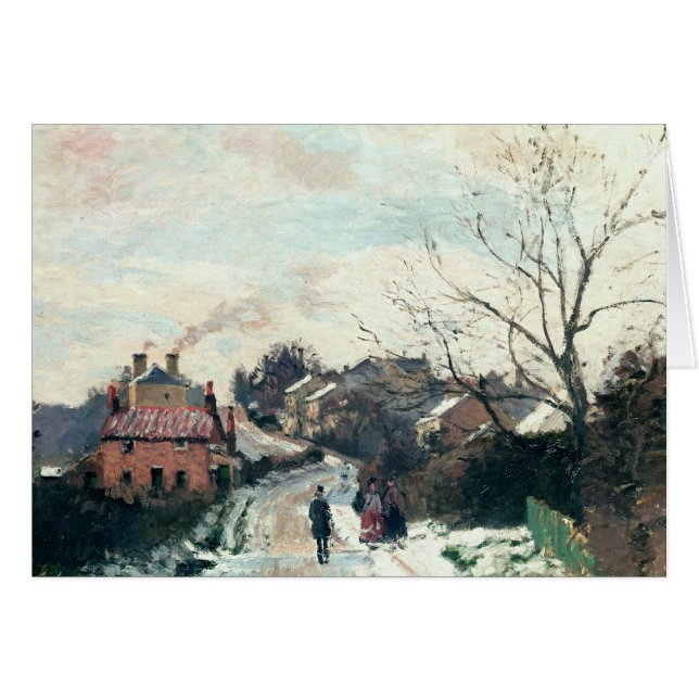 Camille Pissarro | Fox backe, Upper Norwood, 1870 Hälsningskort (Framsidan Horizontal)