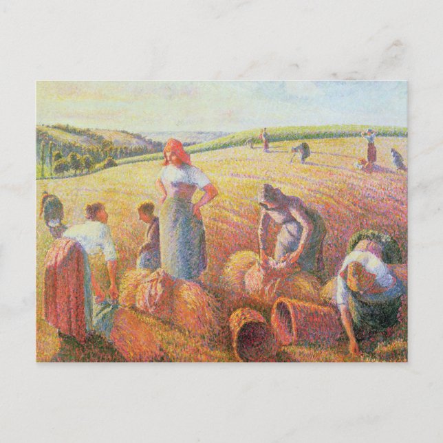Camille Pissarro | Gleaners, 1889 Vykort (Framsida)