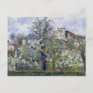 Camille Pissarro grönsakträdgården med träd Vykort