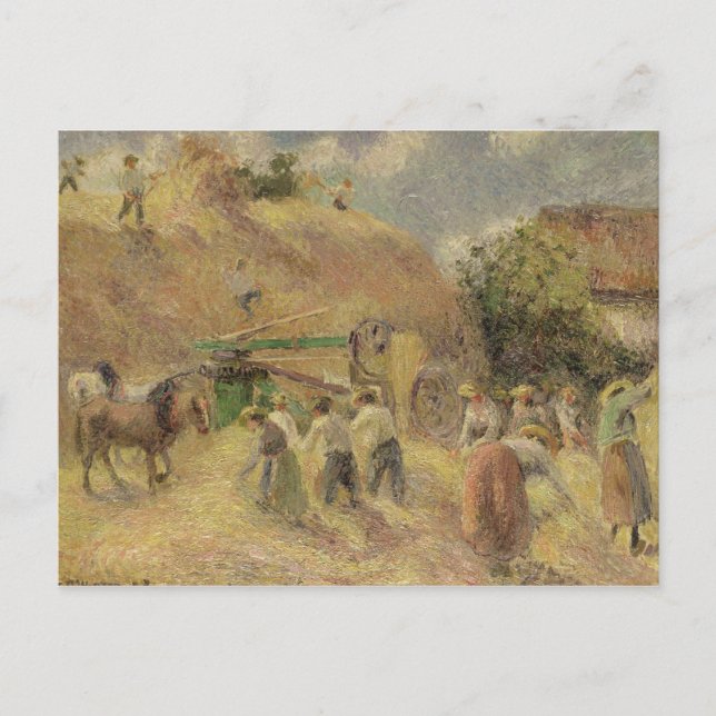 Camille Pissarro | Harvest 1883 Vykort (Framsida)